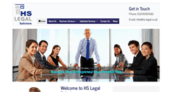 Desktop Screenshot of hs-legal.co.uk